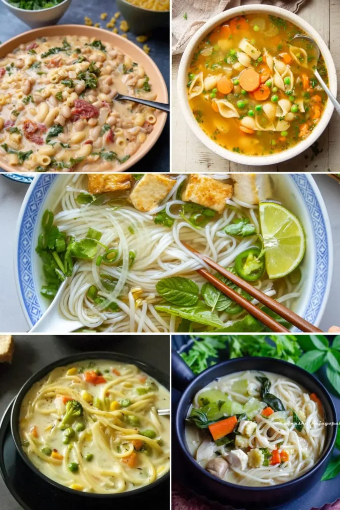 19 Vegetarian Noodle Soups
