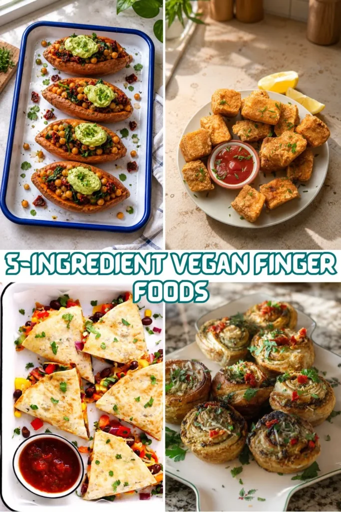 5-Ingredient Vegan Finger Foods for Lazy Party Hosts