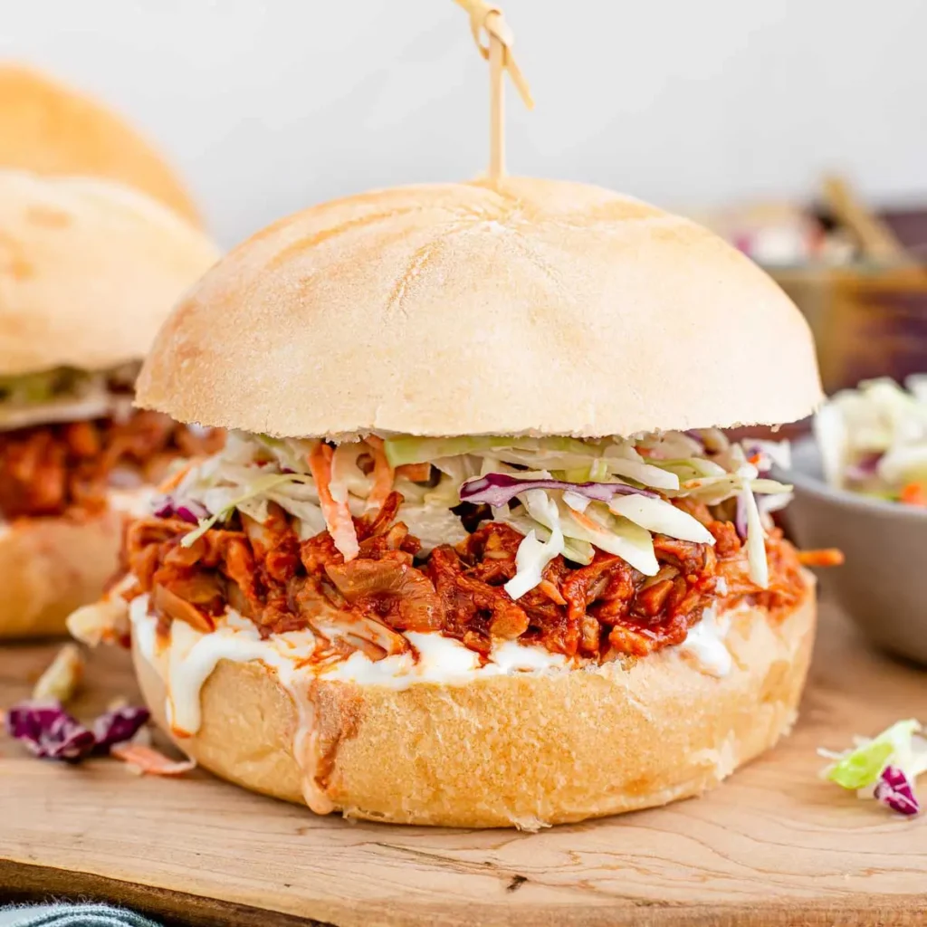 The Best Vegan Coleslaw for Pulled Jackfruit Sandwiches