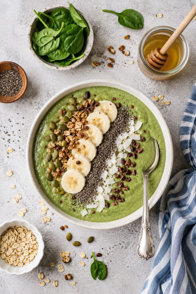 Banana Oat Breakfast Smoothie