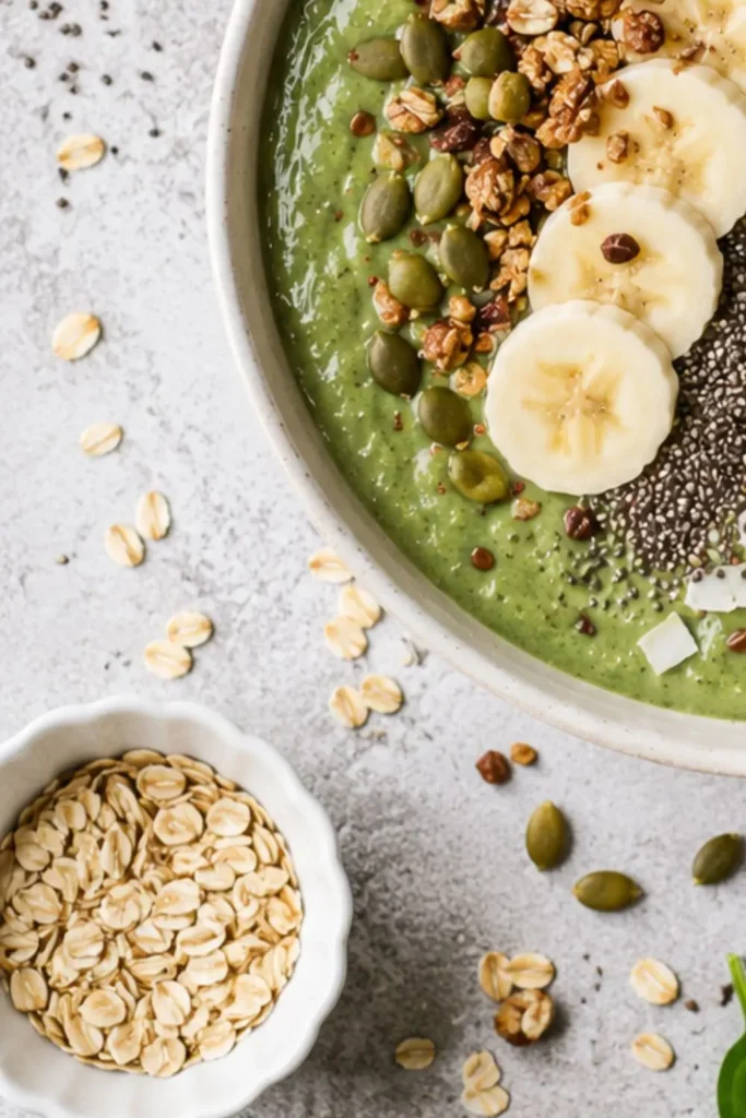 Banana Oat Breakfast Smoothie