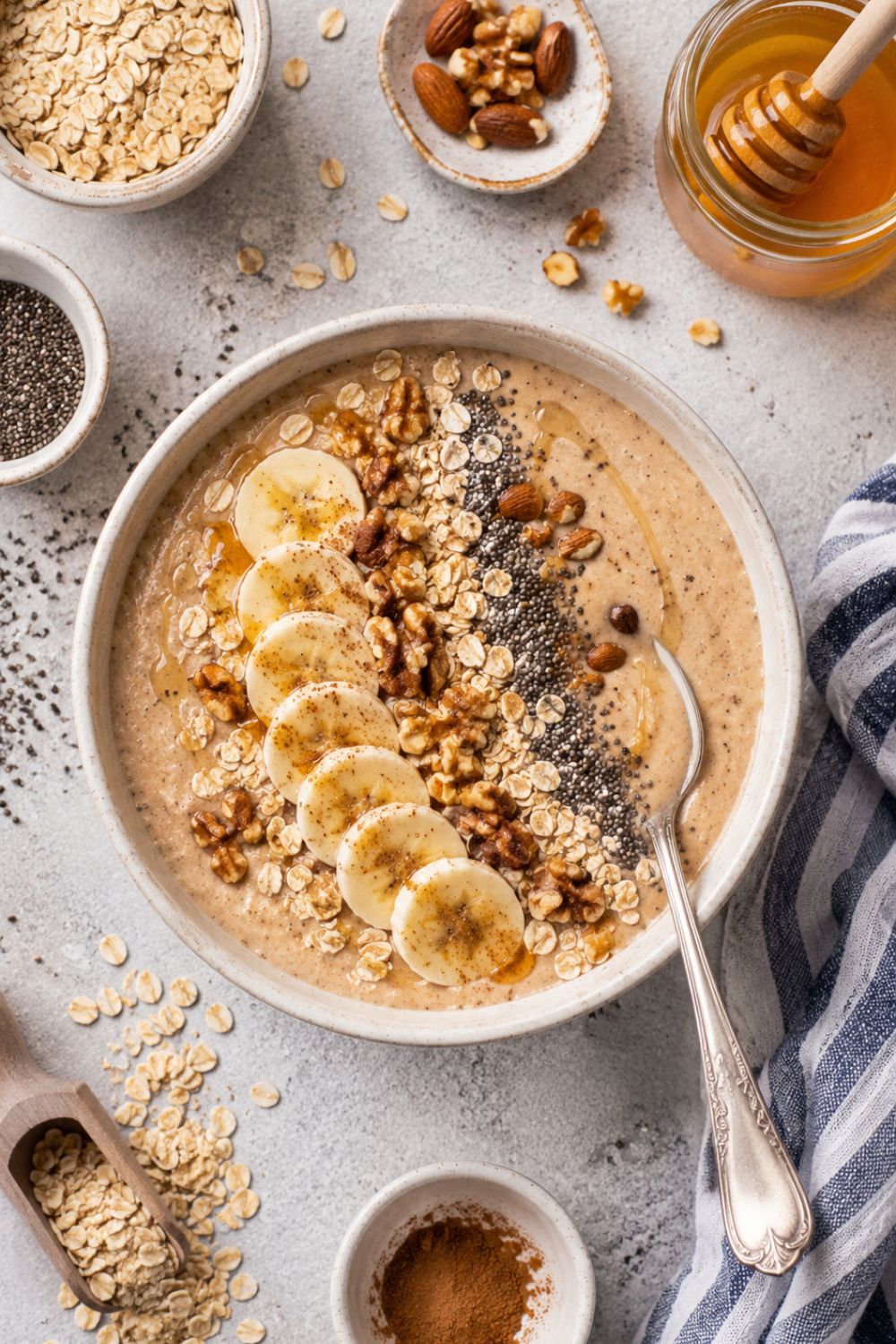 Banana Oat Breakfast Smoothie