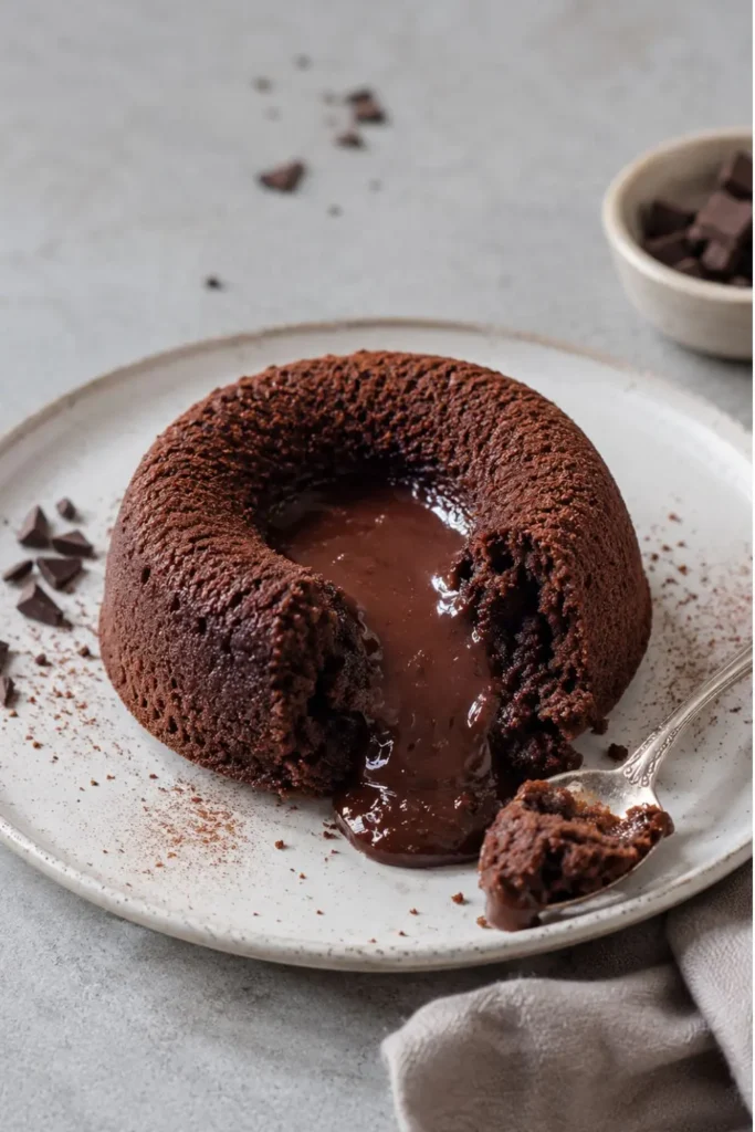 Blended Chocolate Lava Cake Vegan Oatmeal Bowl
