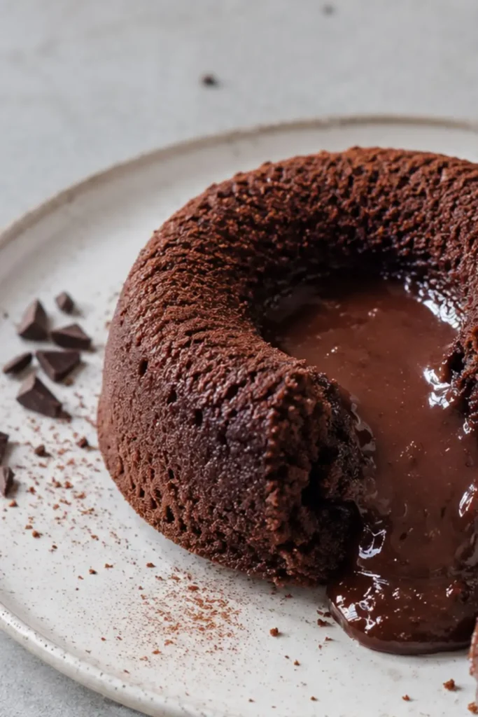 Blended Chocolate Lava Cake Vegan Oatmeal Bowl