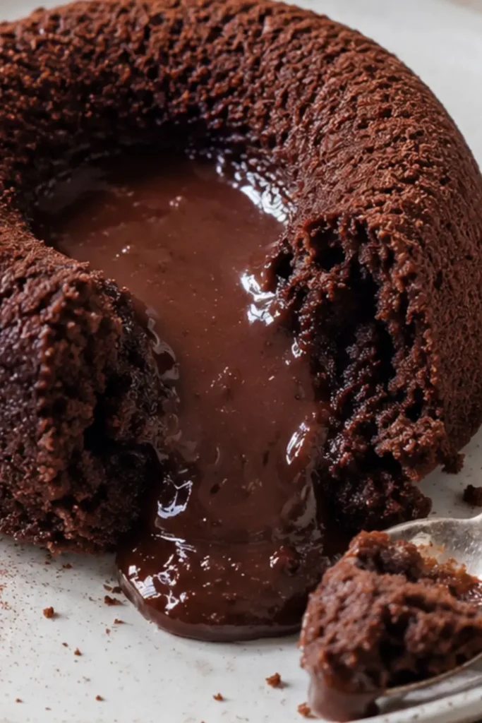 Blended Chocolate Lava Cake Vegan Oatmeal Bowl