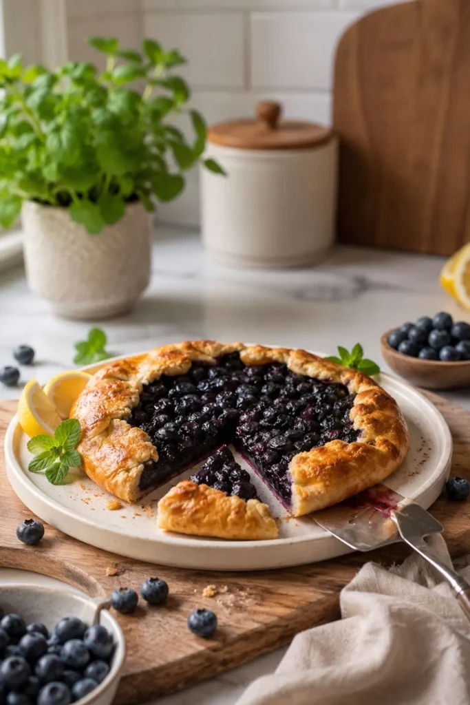 Blueberry Lemon Galette (Free-Form Tart)