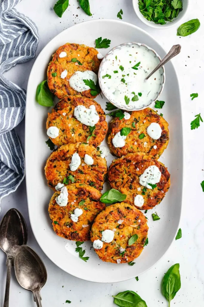 Crispy Chickpea Fritters