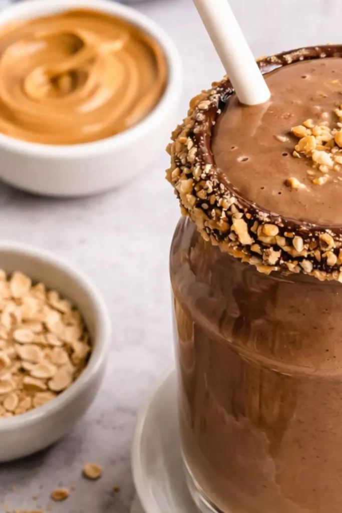Chocolate Peanut Butter Power Smoothie