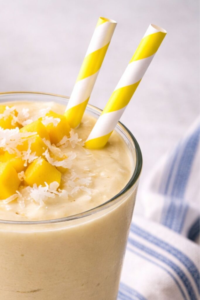 Coconut Cream Mango Smoothie