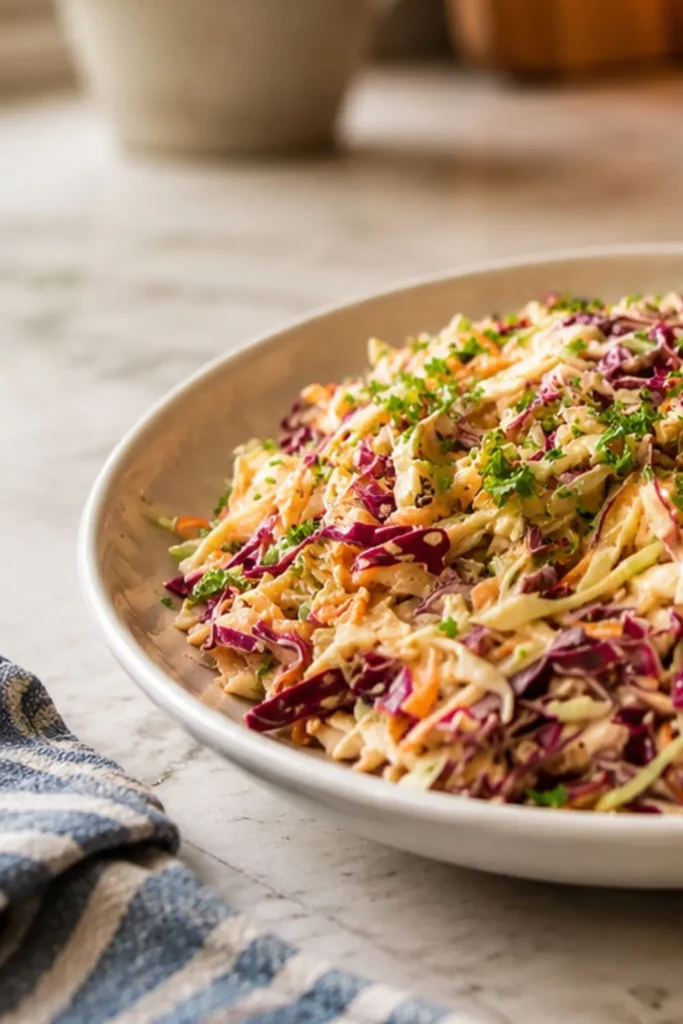 Creamy Vegan Coleslaw