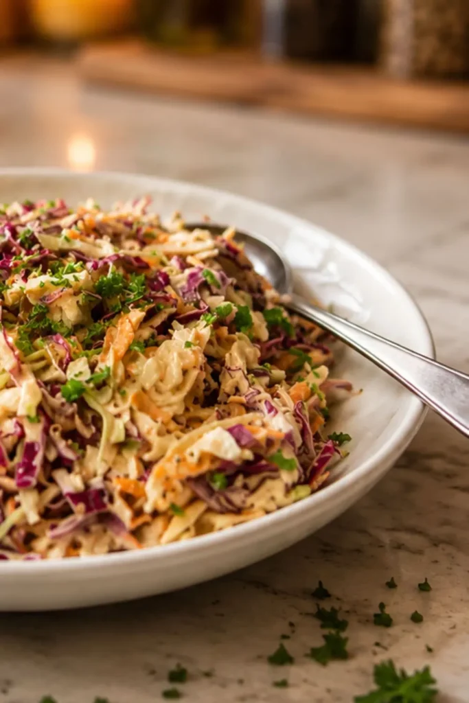 Creamy Vegan Coleslaw