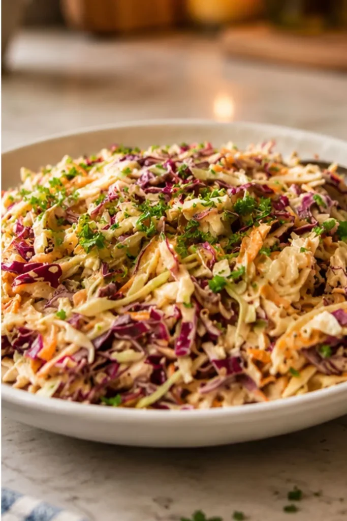 Creamy Vegan Coleslaw