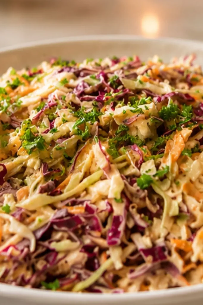 Creamy Vegan Coleslaw