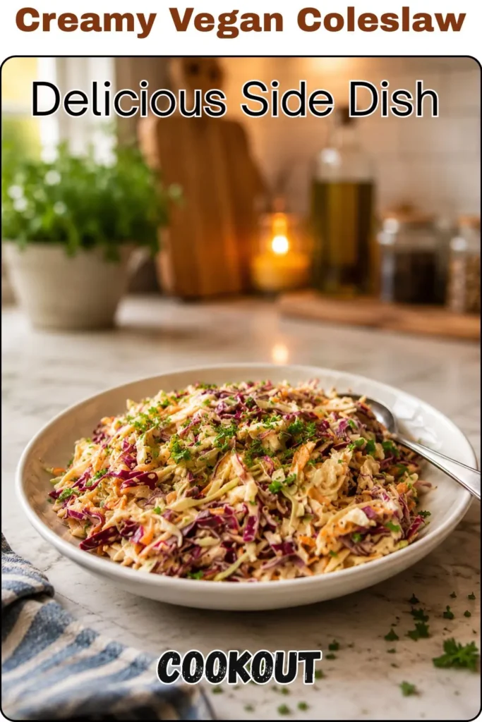 Creamy Vegan Coleslaw