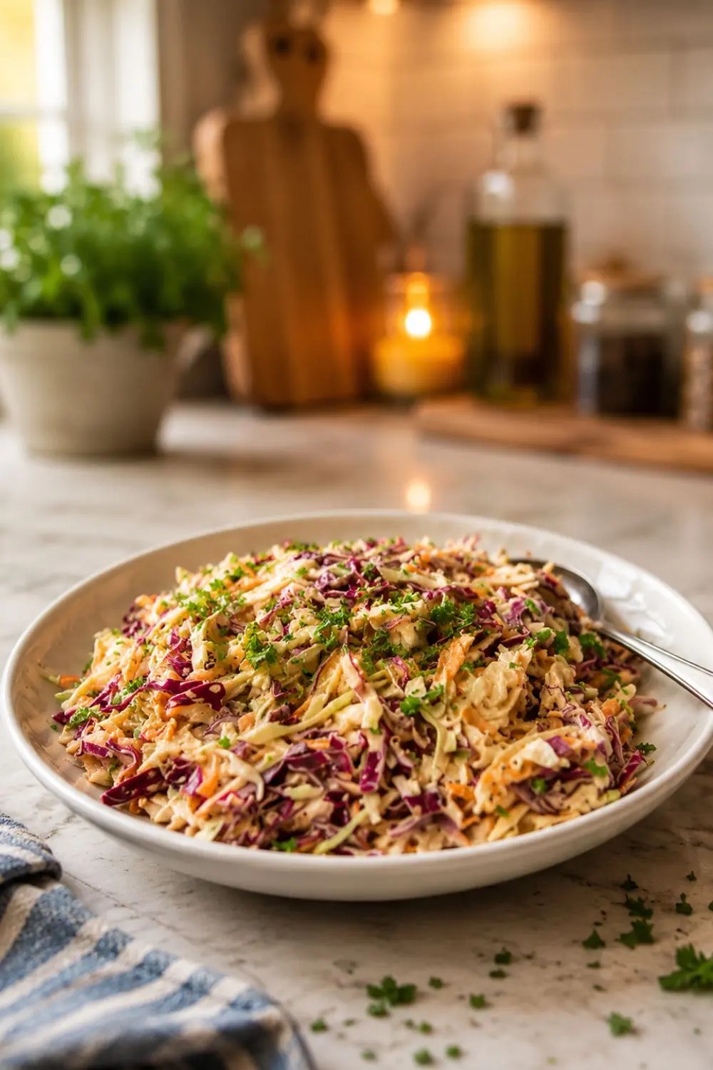 Creamy Vegan Coleslaw