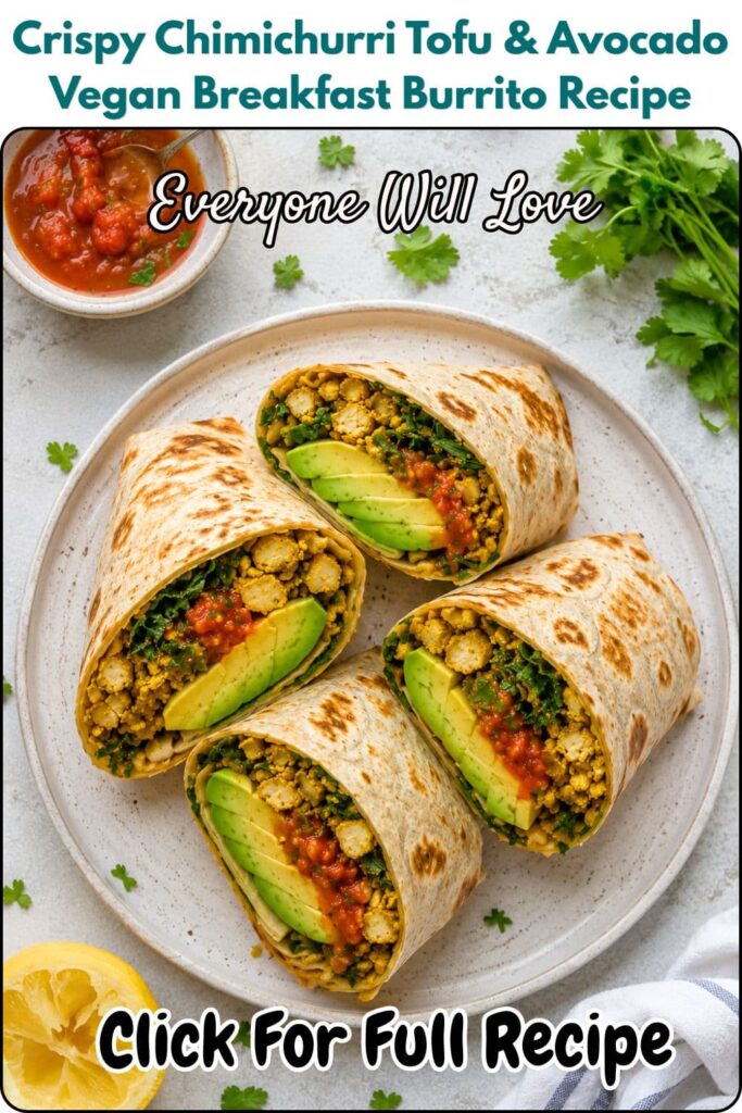 Crispy Chimichurri Tofu & Avocado