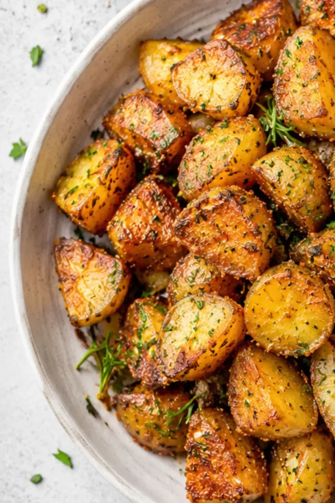 Crispy Roasted Potatoes Vegan Recipe