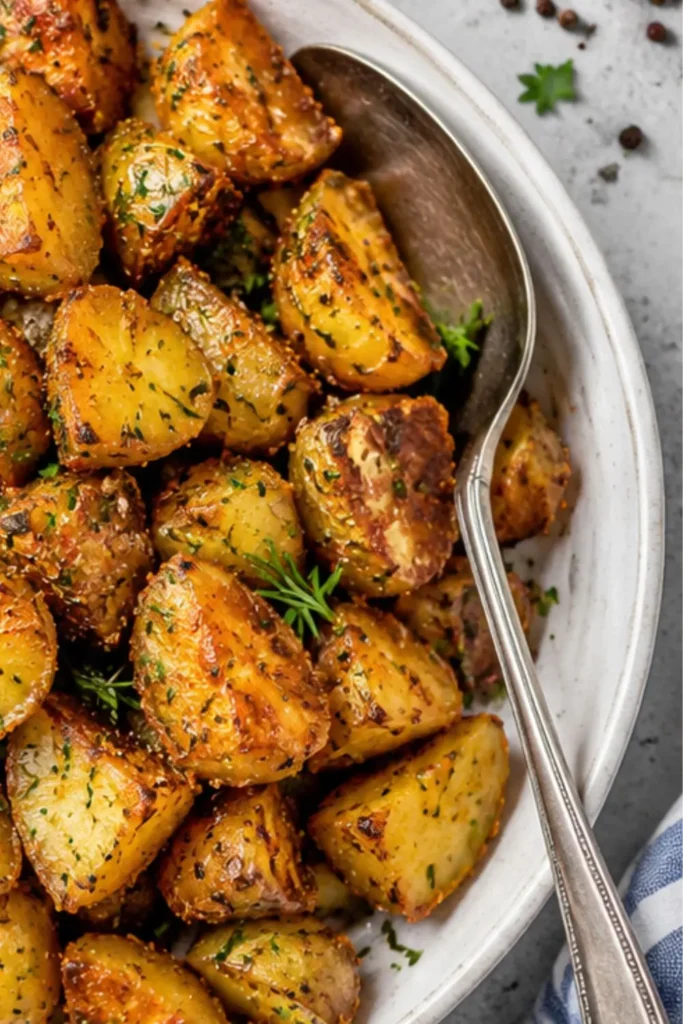 Crispy Roasted Potatoes Vegan Recipe