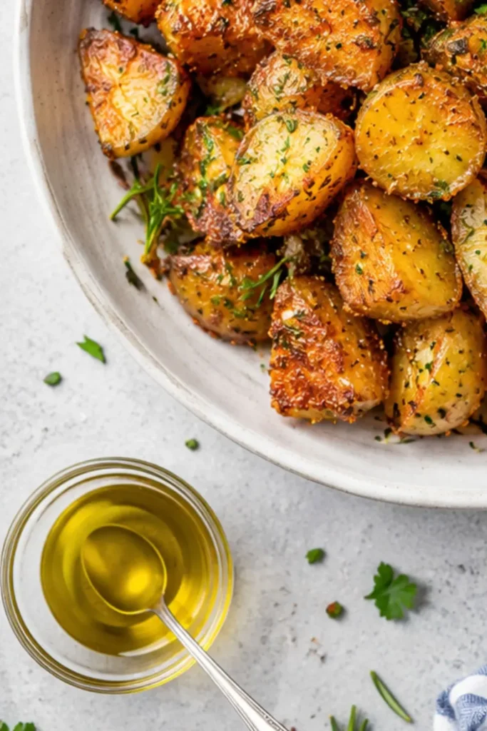 Crispy Roasted Potatoes Vegan Recipe