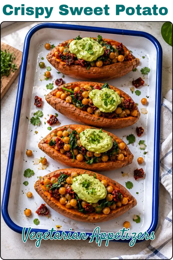 Crispy Sweet Potato Rounds with Avocado Mash