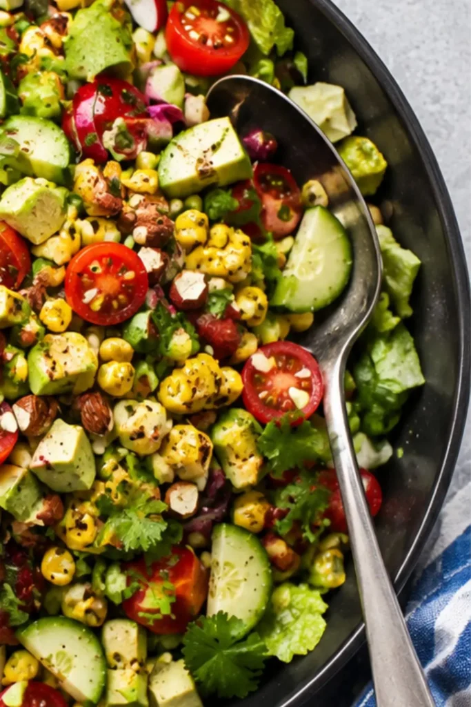 Easy Vegan Chopped Salad for Summer Cookouts