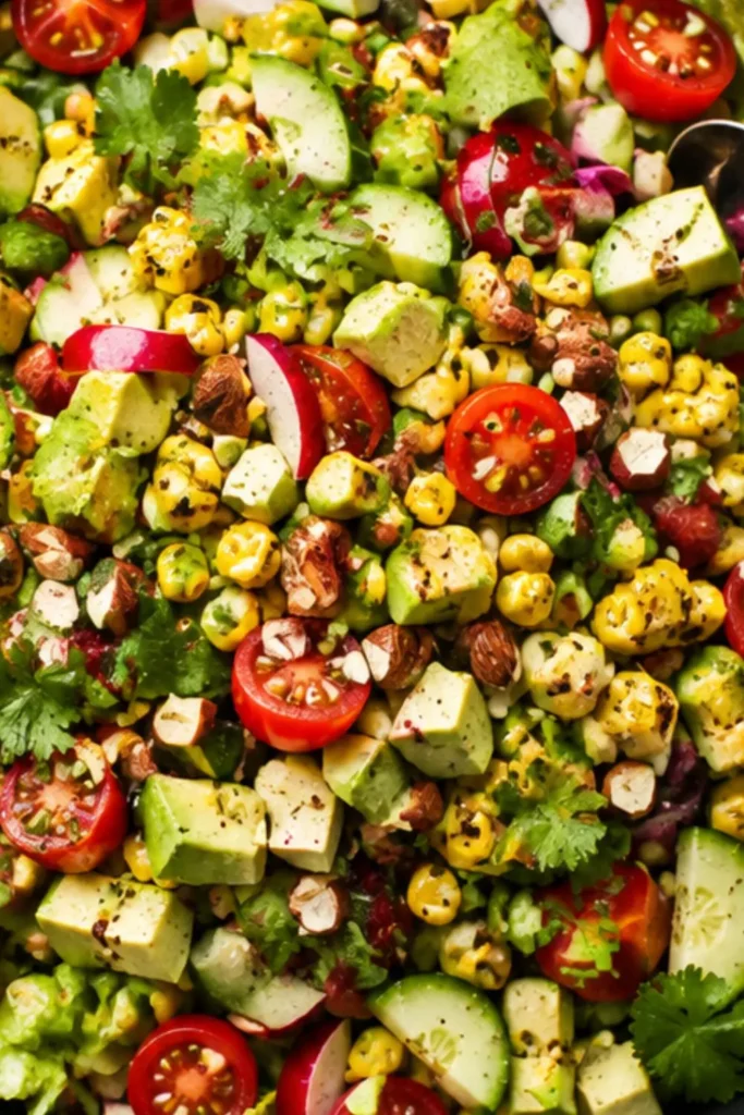 Easy Vegan Chopped Salad for Summer Cookouts