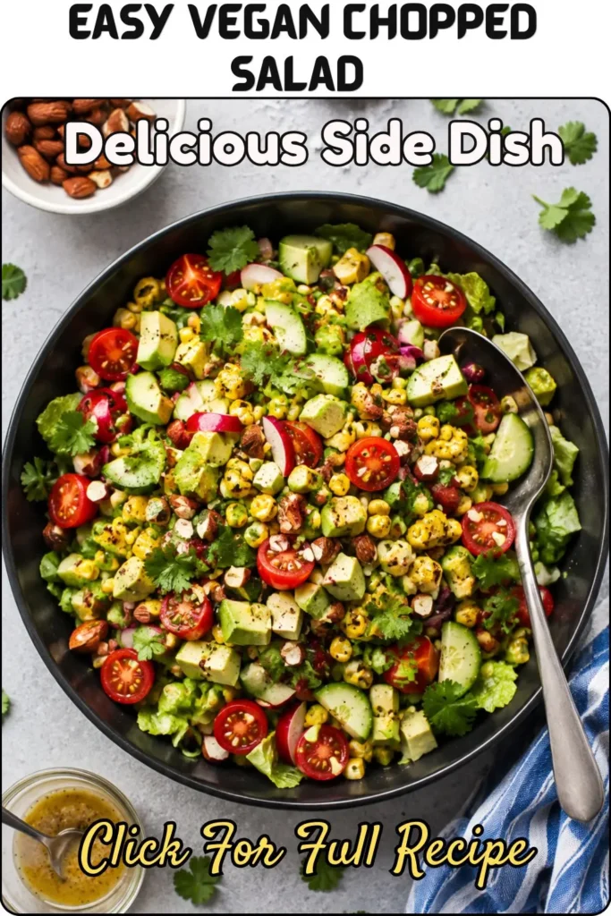 Easy Vegan Chopped Salad for Summer Cookouts