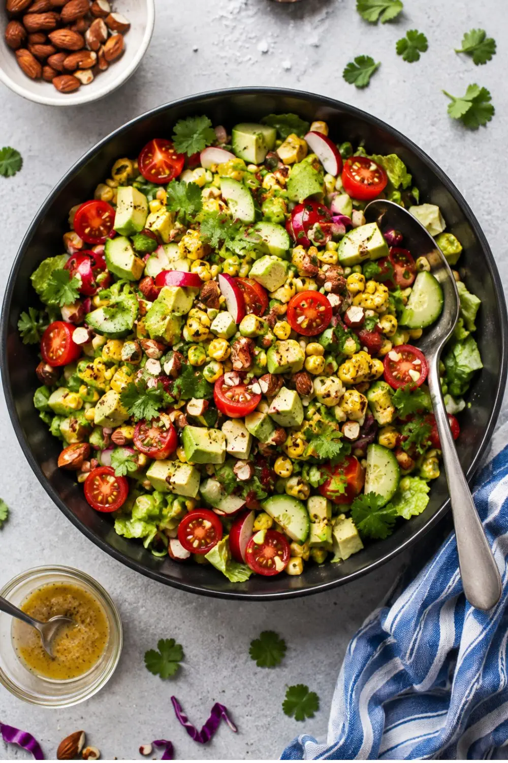 Easy Vegan Chopped Salad for Summer Cookouts