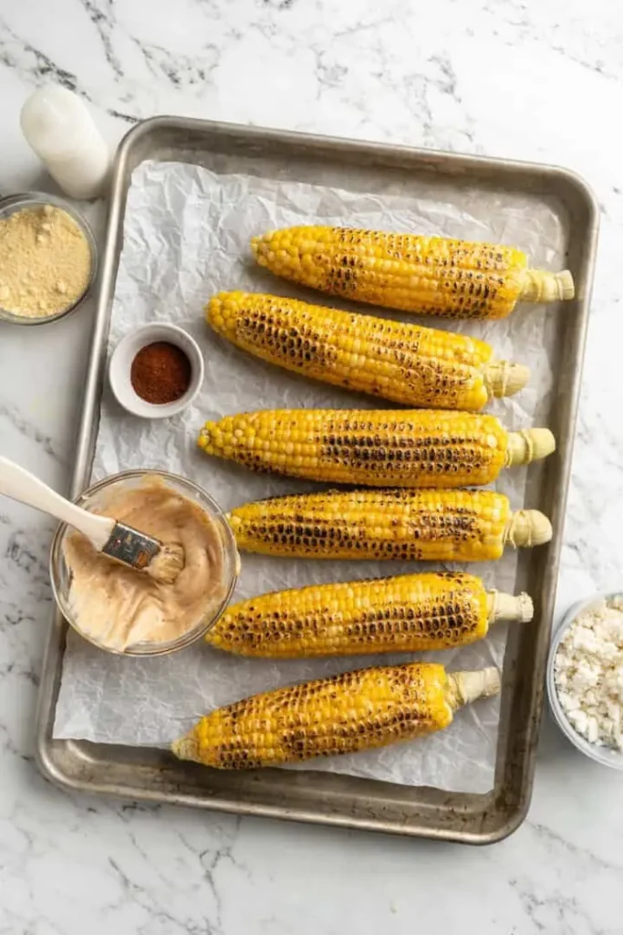 Smoky Grilled Vegan Corn on the Cob with Vegan Butter