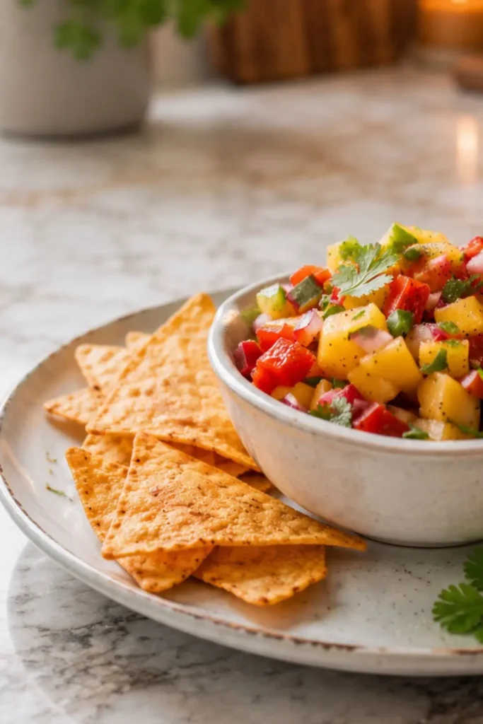 Endive Boats with Mango Salsa