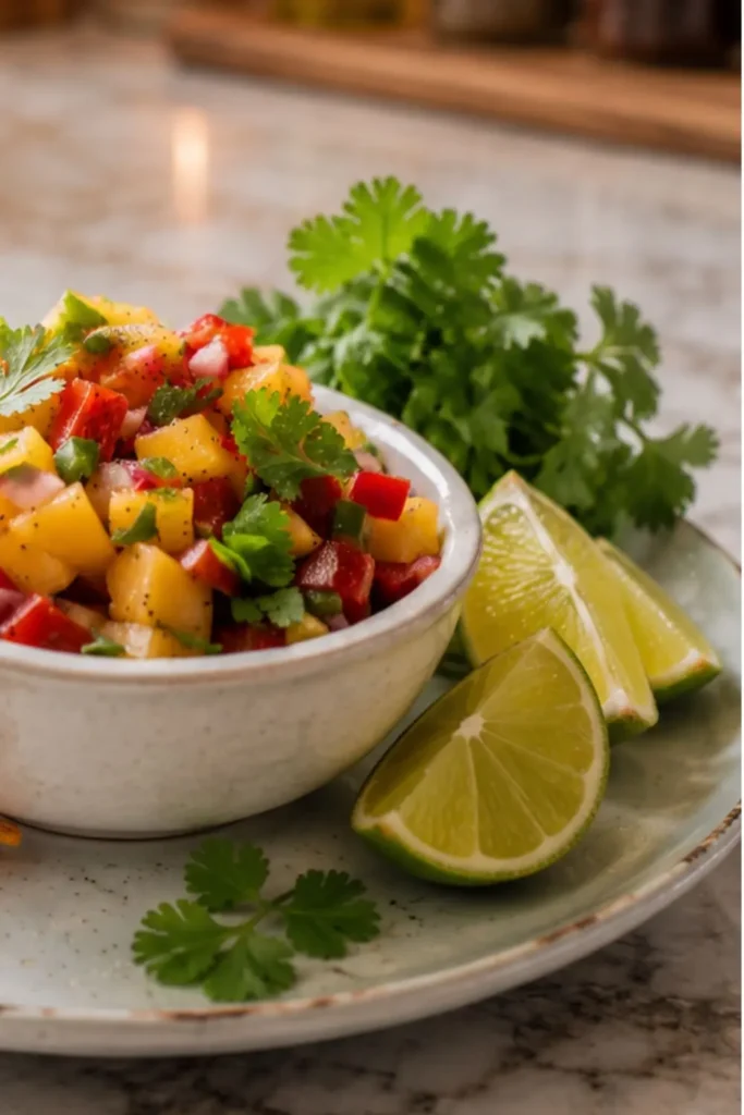 Endive Boats with Mango Salsa