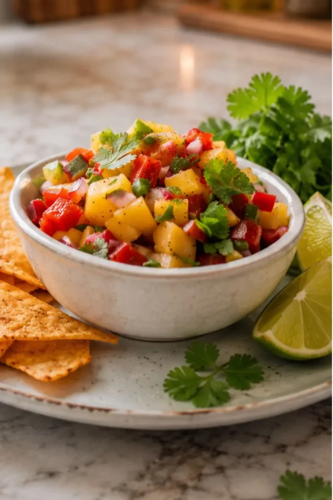 Endive Boats with Mango Salsa