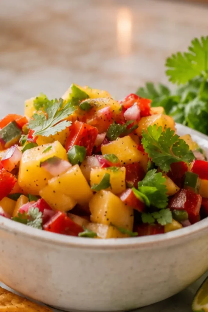 Endive Boats with Mango Salsa