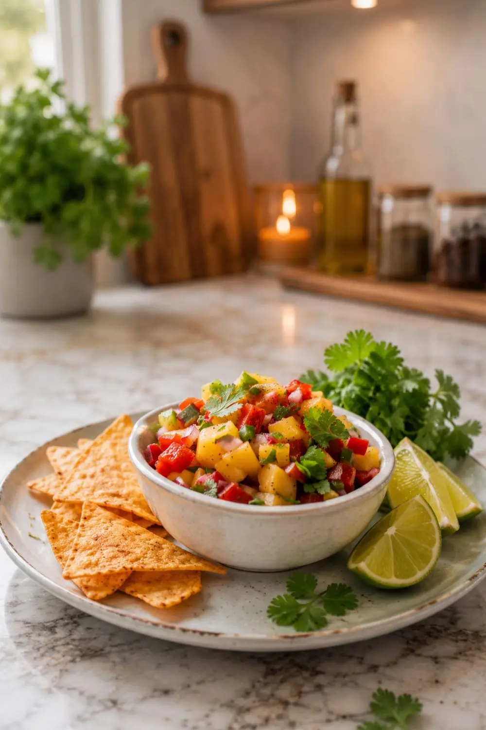 Endive Boats with Mango Salsa