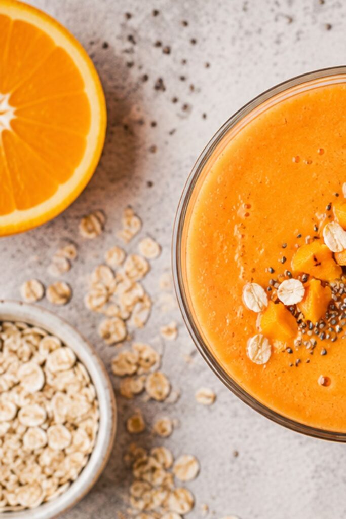 Glow-Up Carrot Mango Smoothie