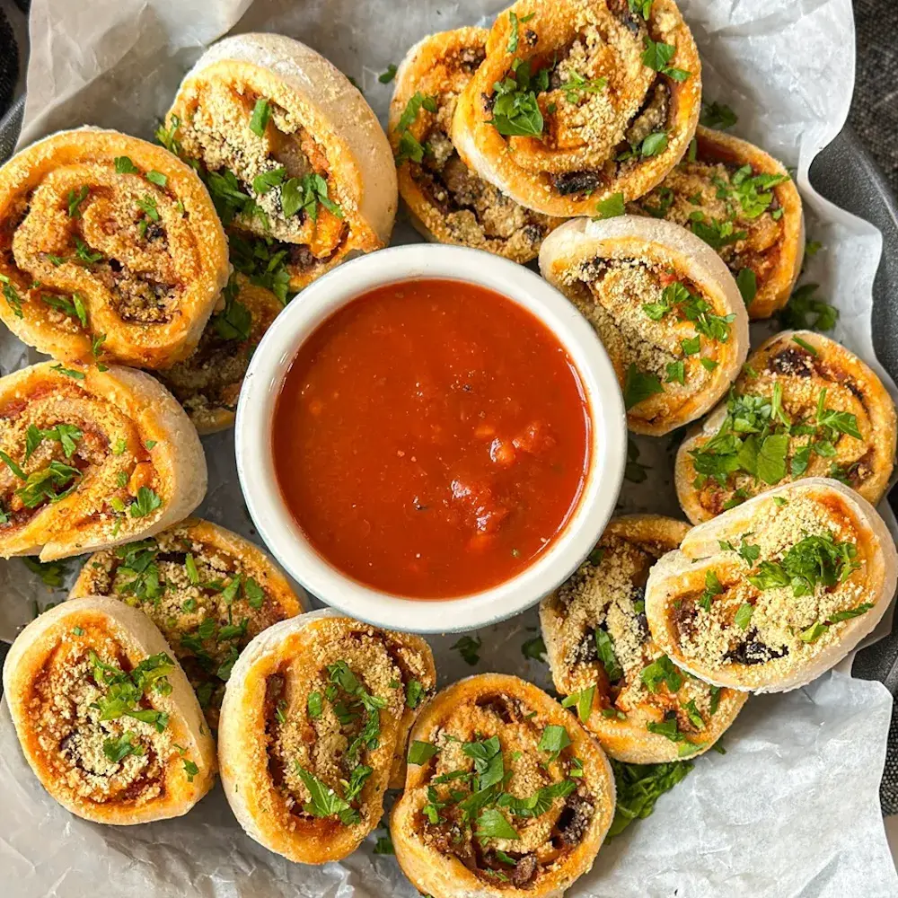 Vegan Pizza Pinwheels