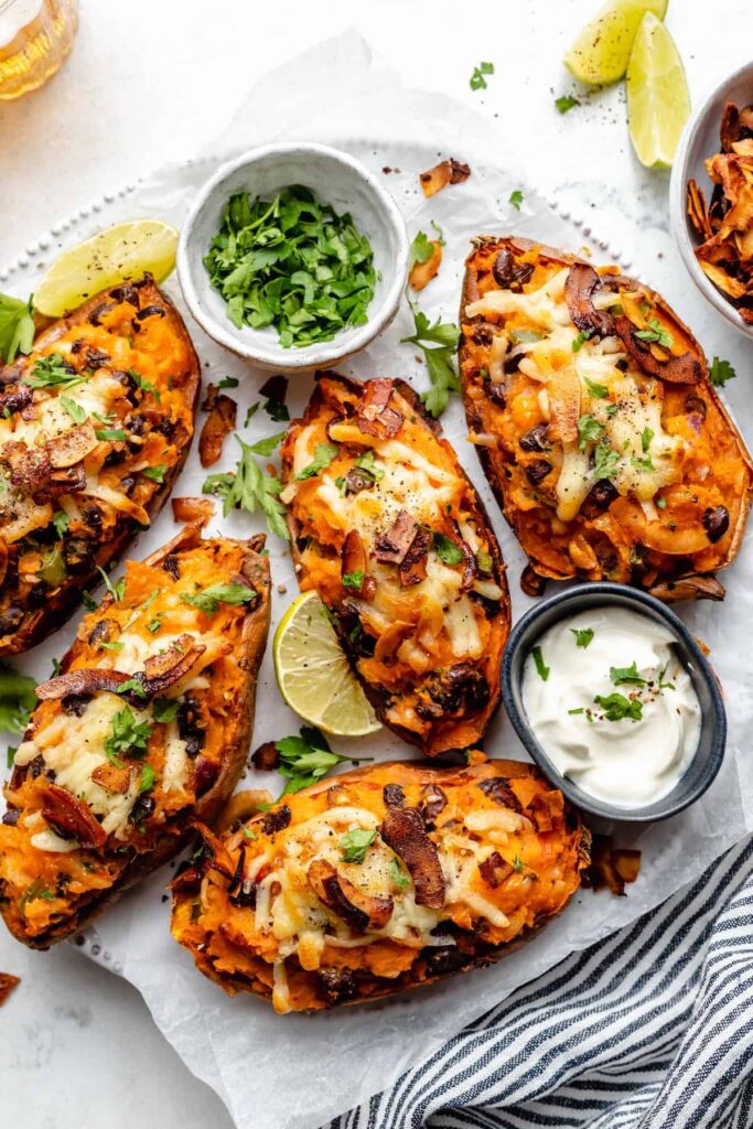 Loaded Vegan Potato Skins