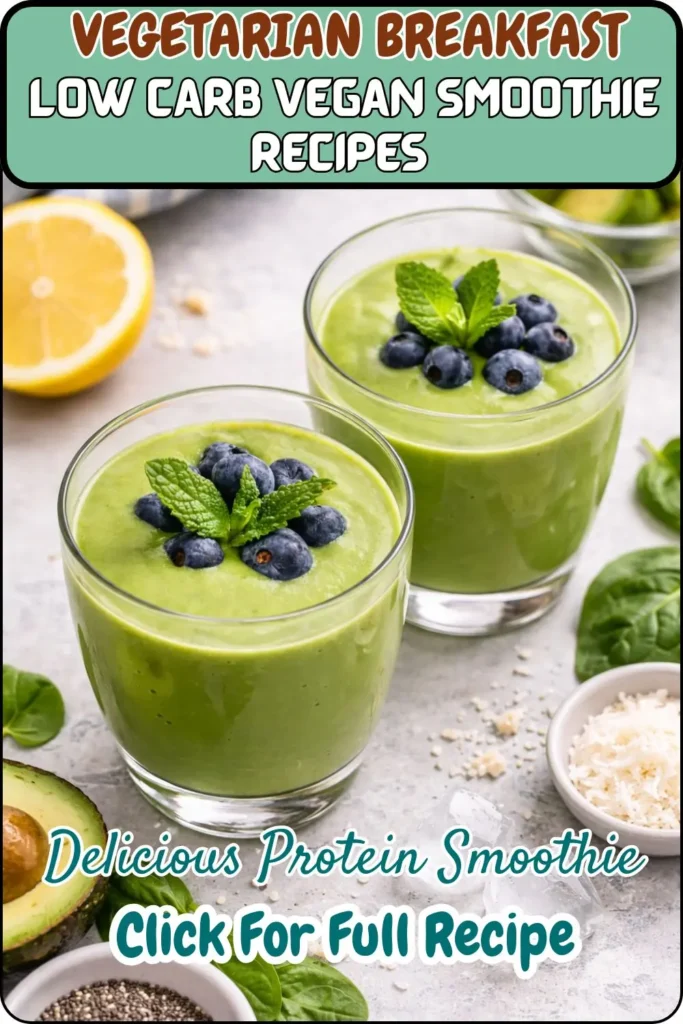 Low Carb Vegan Smoothie Recipes