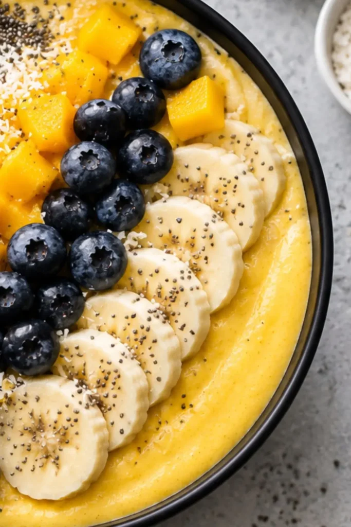 Mango Chia Protein Smoothie Bowl
