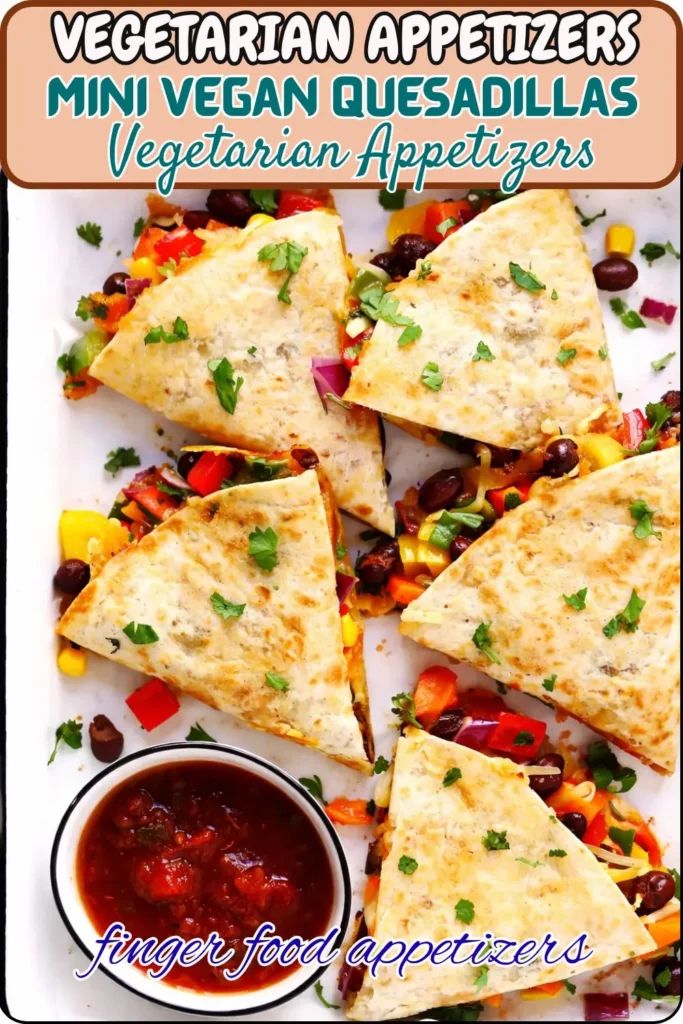 Mini Vegan Quesadillas