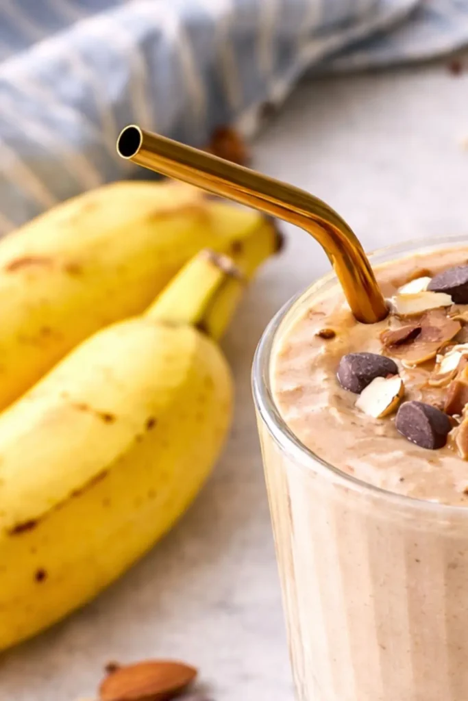 Oats & Almond Butter Protein Smoothie