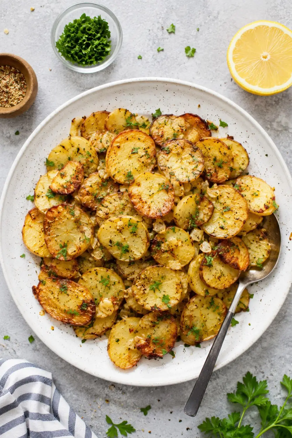 One Pan Vegan Potato Side Dish