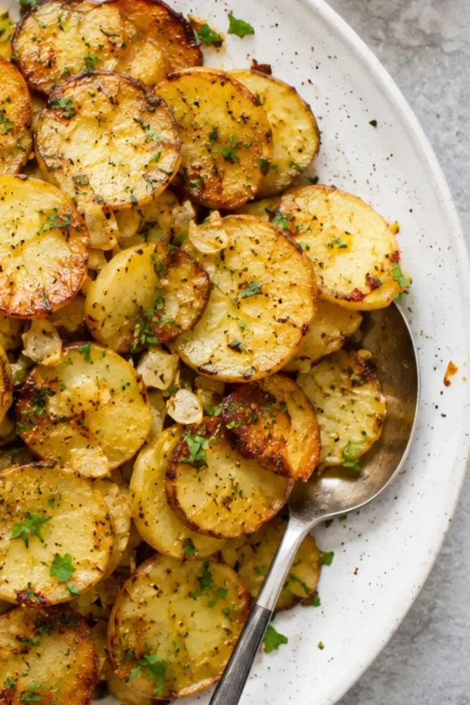 One Pan Vegan Potato Side Dish
