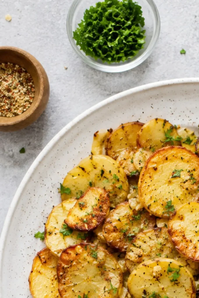 One Pan Vegan Potato Side Dish