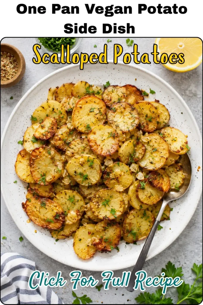 One Pan Vegan Potato Side Dish