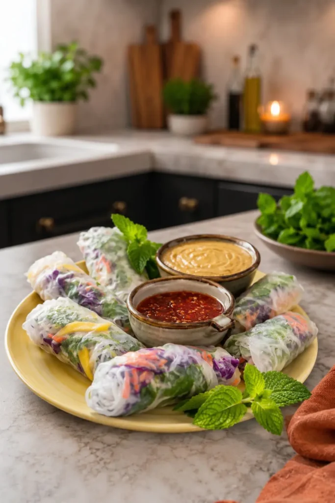 Rice Paper Spring Rolls