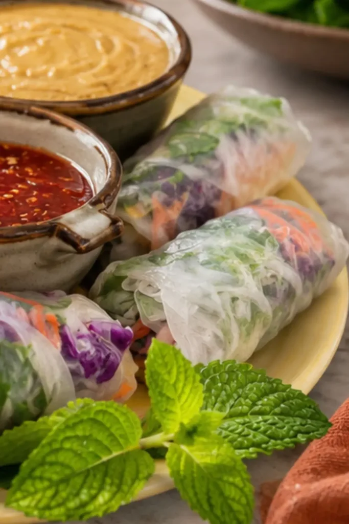 Rice Paper Spring Rolls