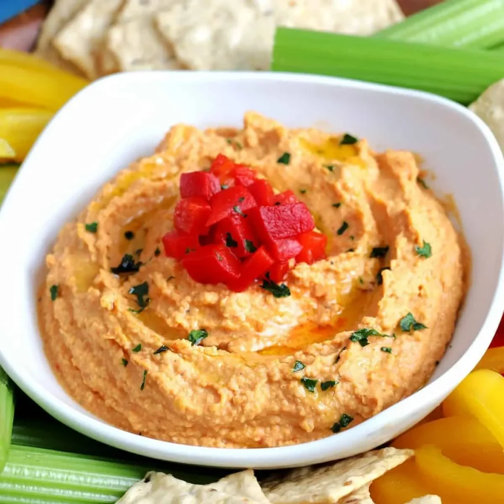 Roasted Red Pepper Hummus