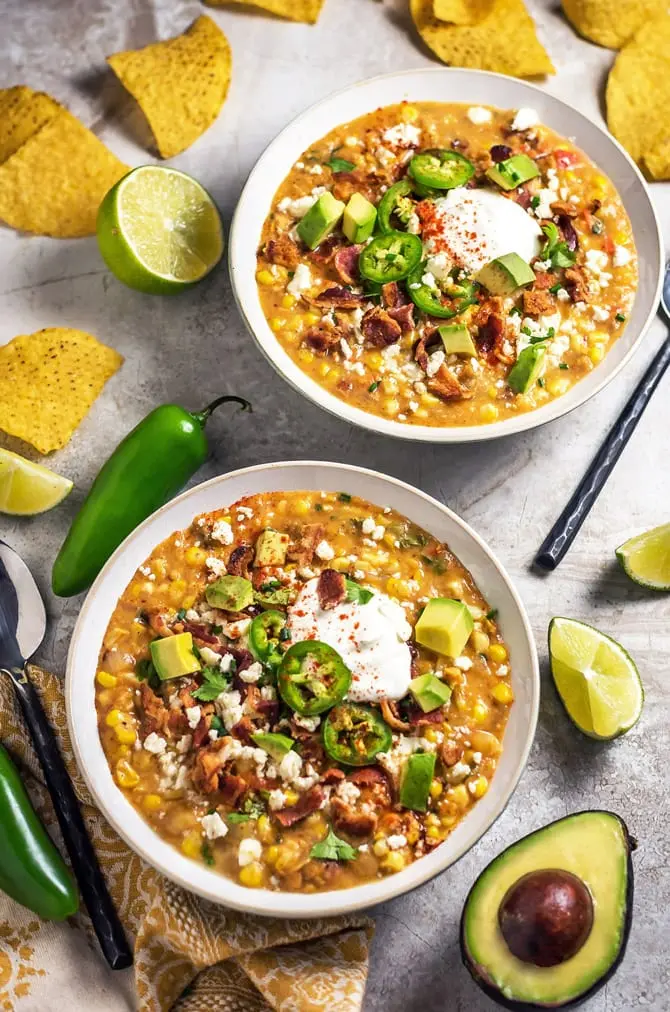 Slow Cooker Mexican Street Corn Chowder