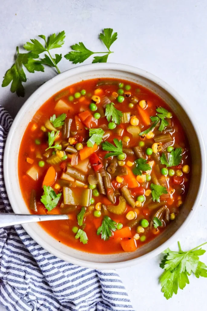 Crockpot Summer Harvest Vegetable Soup